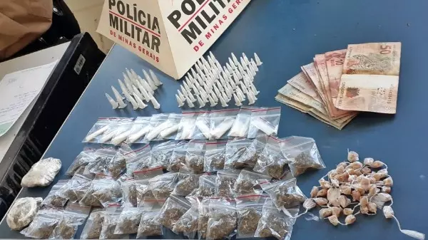 Adolescente é apreendido com grande quantidade de drogas em Poços de Caldas