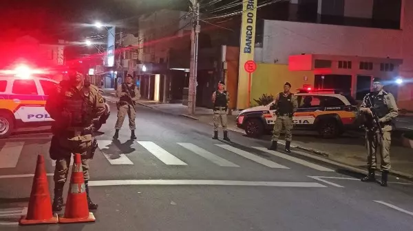 PM realiza operação para prevenir ataque a bancos em Alfenas