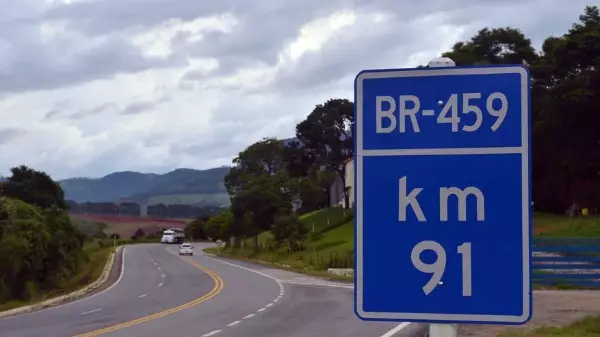TRF autoriza leilão para concessão de trecho da BR-459 entre Poços de Caldas e Itajubá