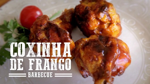 Coxinha de Frango com Molho Barbecue