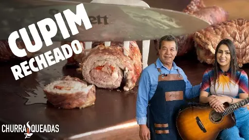 Um Cupim marinado na cerveja e ainda recheado com bacon?