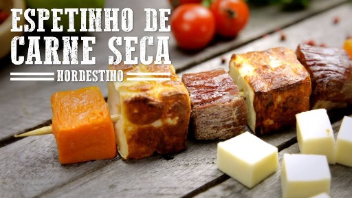Espetinho Nordestino de Carne Seca