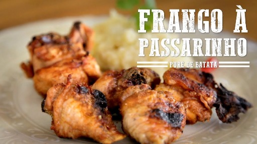 Frango à Passarinho e Purê de Batata