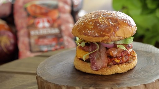 Como fazer um Hambúrguer de Linguiça
