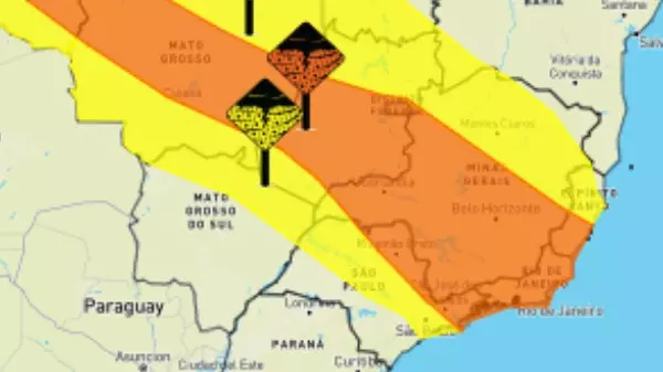 Primavera começa com alerta para tempestades e ventos fortes no Sul de Minas