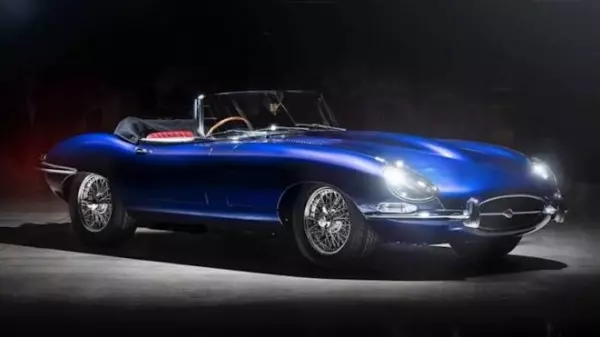 Jaguar restaura um E-Type Serie 1 para homenagear a Rainha