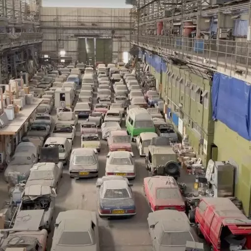Coleção de carros antigos achados num galpão vão a leilão