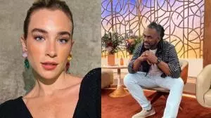 Atriz de Pantanal usa termo racista e é rebatida por apresentador no Encontro