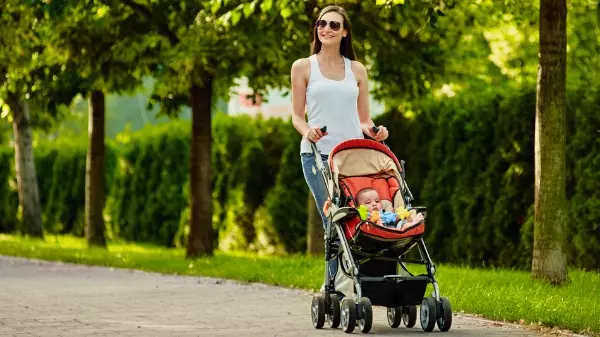 Primeiro passeio com o bebê, um momento especial
