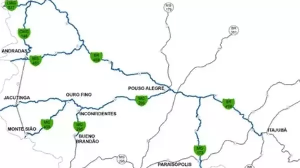 Rodovias do Sul de Minas terão 8 novas praças de pedágio