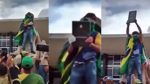 PF prende homem do Sul de Minas que levou réplica da Constituição