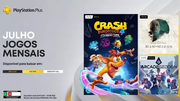 PlayStation anuncia os jogos do mês de julho do PS Plus