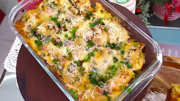 Pudim de pão salgado; veja receita da Ana Maria Braga