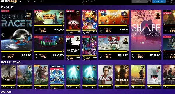 Plataforma de jogos Robot Cache chega oficialmente ao Brasil