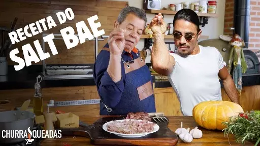 Zé preparou uma receita comum nos restaurantes do Salt Bae