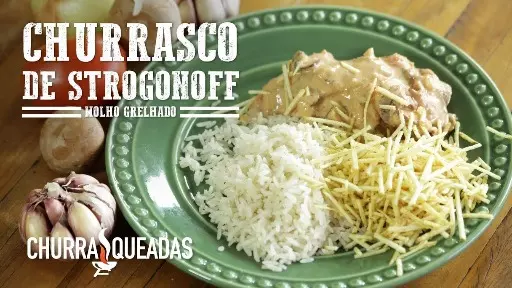 Strogonoff na Churrasqueira